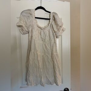 Old Navy Cream Mini Dress